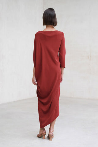 Vestido Amanda cereza