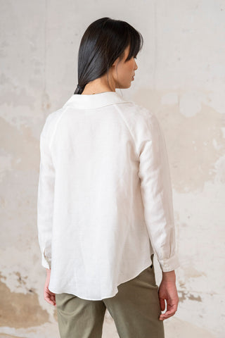 CAMISA DOBLE CUELLO BLANCO