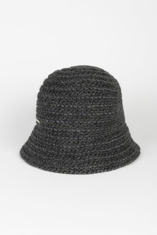 GORRO PUNTO JASPEADO ANTRACITA