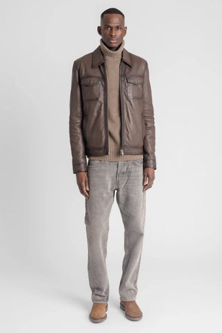 CAZADORA  SERGE PARIENTE CAMEL