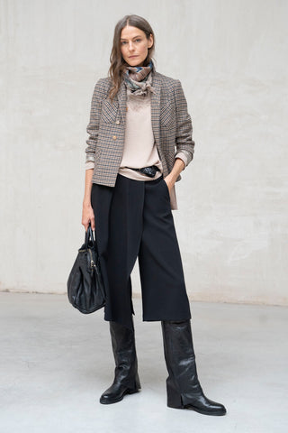 Chaqueta Verona cuadros beige