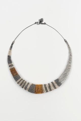 Collar Veiral malla rayas multicolor