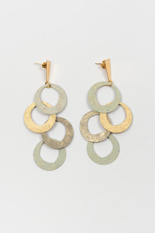 Pendientes Neria dorado FL Private Collection