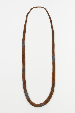 Collar Corel cobre envejecido y gris