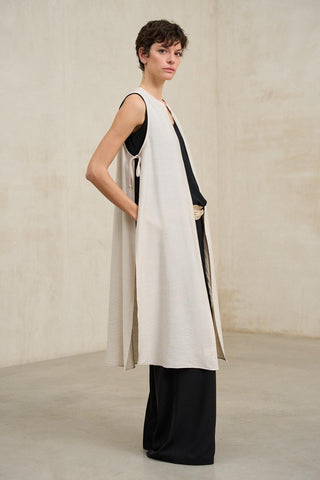 Chaleco Mireth hueso