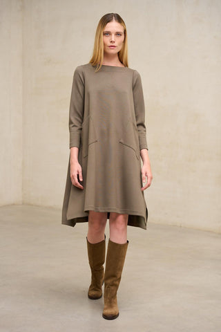 Vestido Ardessa caqui