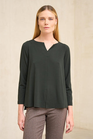 Top Gende verde oscuro