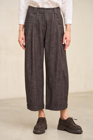 Pantalón Baru denim marrón