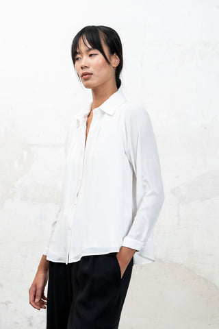 CAMISERA PLIEGUES BLANCO