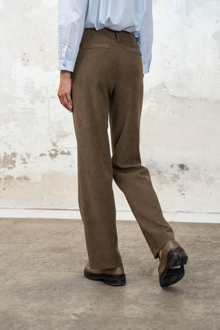 PANTALON RECTO MARRON