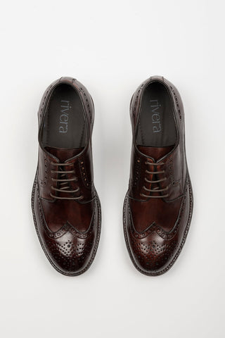 ZAPATOS EDUARDO OXFORD MARRON