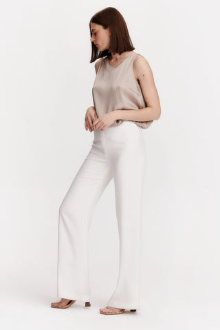 PANTALON PALAZZO BLANCO