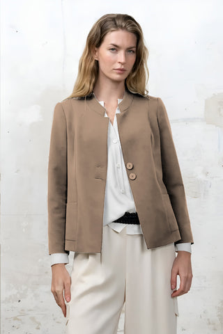 BLAZER ENTALLADA BEIGE OT