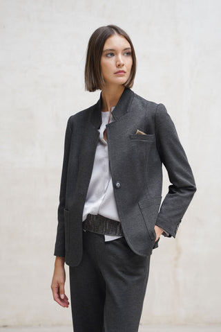 CHAQUETA FERRARA MASCULINA GRIS OSCURO