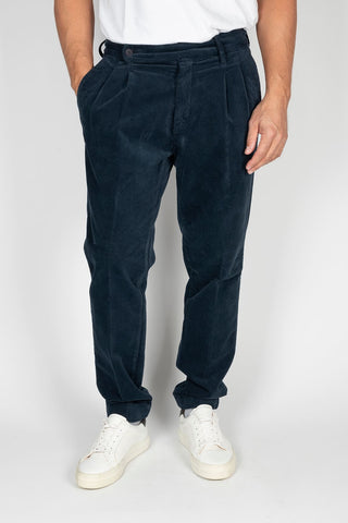 PANTALÓN PAUL MIRANDA AZUL PINZAS