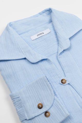 Camisa Elian celeste Rivera