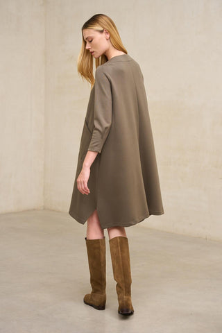 Vestido Ardessa caqui