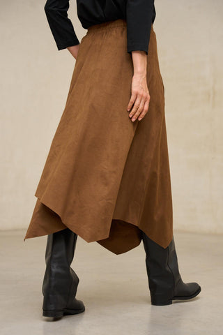 Falda Maia camel