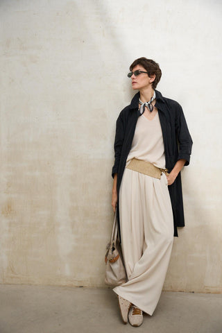 Gabardina Cendre negro