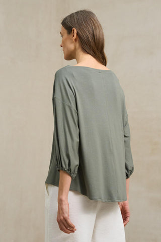 Camiseta Eira verde oscuro